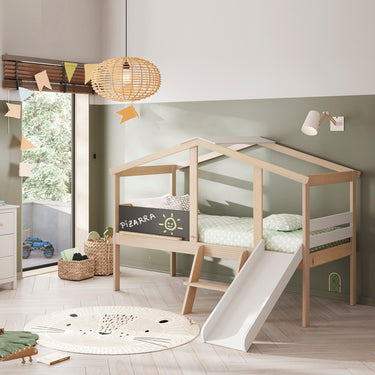 Cama Alta cabaña tobogan