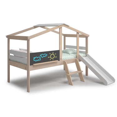 Cama Alta cabaña tobogan
