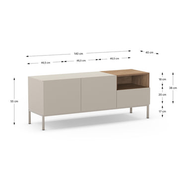 Mueble TV mod. CAILIN Perla