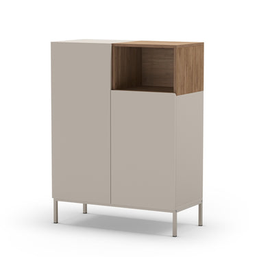 Mueble alto 2 puertas mod. CAILIN Perla