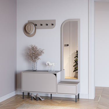 Recibidor Zapatero con Espejo mod. BAE