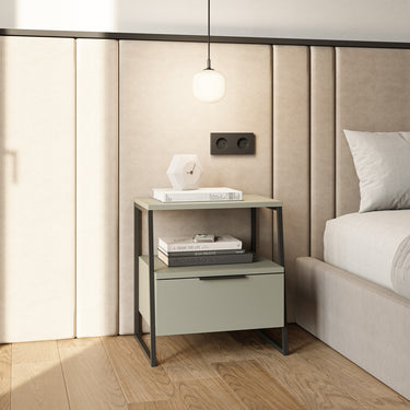 Mesita Dormitorio 1C mod. Ailev Verde