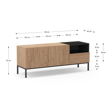 Mueble TV mod. CAILIN Roble
