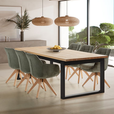 Mesa Comedor Fija mod. ANIR Roble
