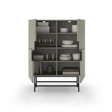 Mueble auxiliar 4 puertas mod. ELDIA Verde