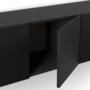Mueble TV 4 puertas mod. Daroca colgado Negro