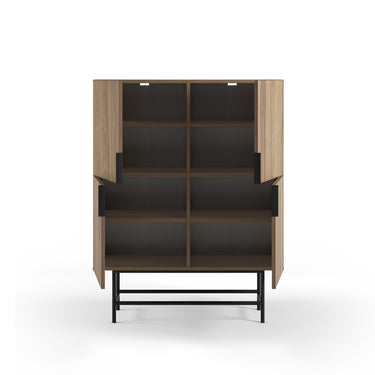 Mueble auxiliar 4 puertas mod. ELDIA Roble