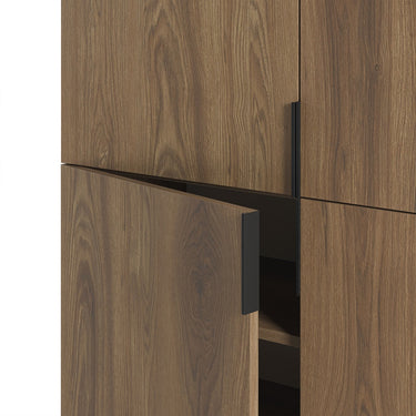 Mueble auxiliar 4 puertas mod. ELDIA Roble