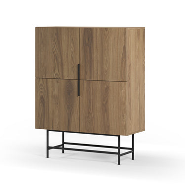 Mueble auxiliar 4 puertas mod. ELDIA Roble