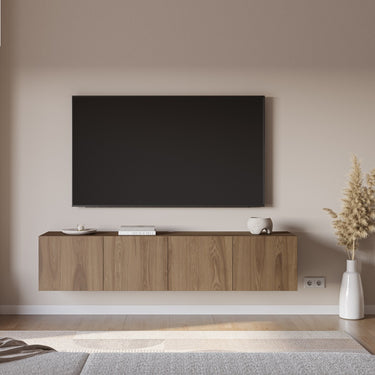 Mueble TV 4 puertas mod. Daroca colgado Roble