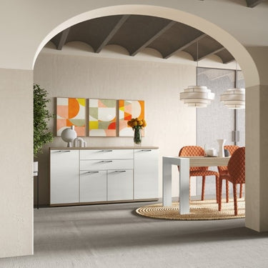 Aparador cuatro puertas y dos cajones BOLONIA 200