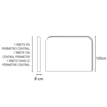 Cabecero Matrimonio Tapizado mod. ALINAM