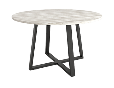 Mesa de comedor redonda fija LUGANO