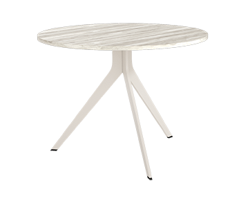 Mesa de comedor redonda fija ORTA