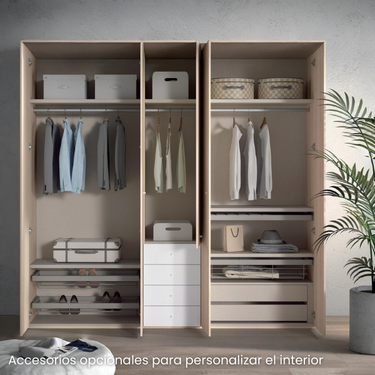 Armario 5 puertas SIENA con cajonera