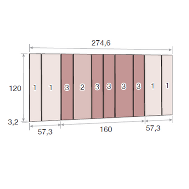 Composición Dormitorio de Matrimonio SIENA ambiente 6
