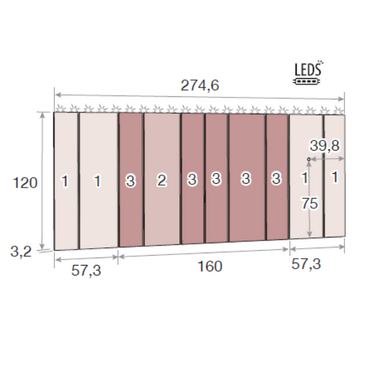 Composición Dormitorio de Matrimonio SIENA ambiente 6