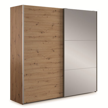 Armario Correderas GENOVA 225cm Puerta Luna