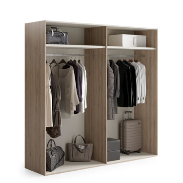 Armario Correderas GENOVA 225cm Puerta Luna