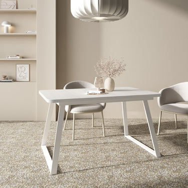 Mesa Extensible Central patas Trapecio mod. AGNESE