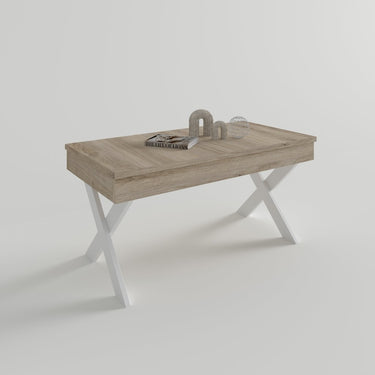 Mesa de centro elevable patas metálicas mod. GALA