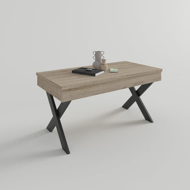 Mesa de centro elevable patas metálicas mod. GALA