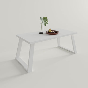 Mesa de centro fija patas metálicas mod. GIADA