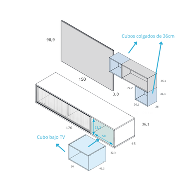 Composición Salón TIVOLI ambiente 4