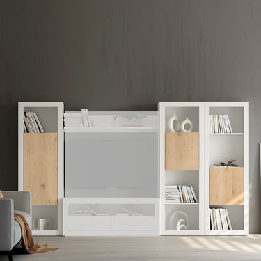 Estantería 4 huecos con trasera ASTI