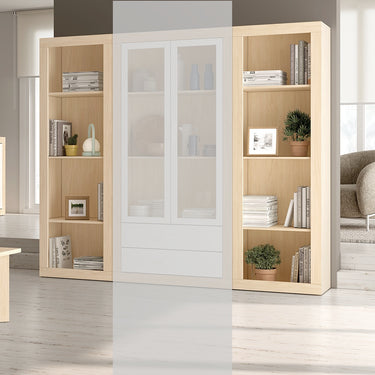 Estantería 4 huecos con trasera ASTI