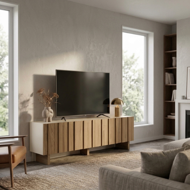 Mueble TV mod. OLRAM Roble Oscuro