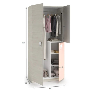 Dormitorio Juvenil colección TRENTO mod. MASUYO