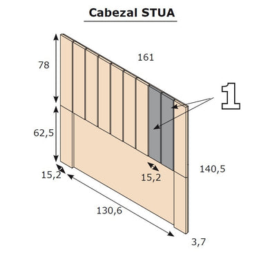 Composición Dormitorio De Matrimonio L’aquila 3