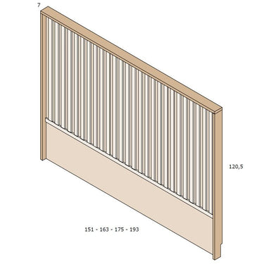 Composición Dormitorio Matrimonio LUCCA mod. 1
