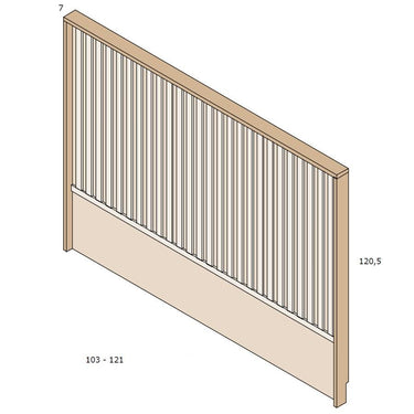 Cabecero individual LUCCA mod.3