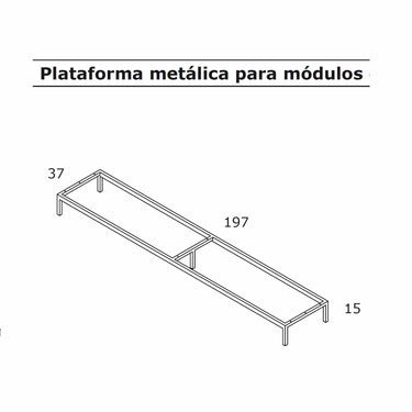 Aparador ASTI con 4 puertas y 1 cajón personalizable