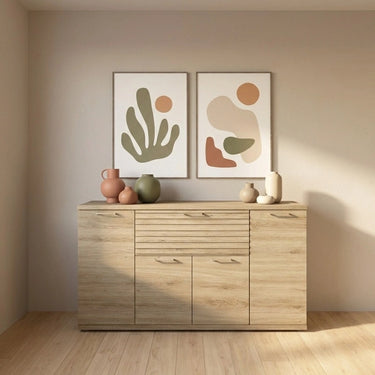 Aparador cuatro puertas y cajones Moldurado BOLONIA