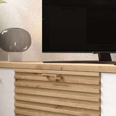 Aparador salón Bolonia con cuatro puertas y cajón moldurado