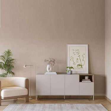 Aparador salón Cailin Perla 4 puertas acabado perla moderno
