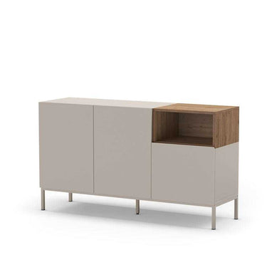 aparador salón perla tres puertas con almacenamiento moderno