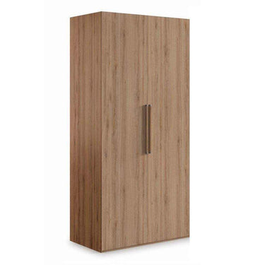 Armario 2 puertas batientes modelo Génova en roble natural compacto