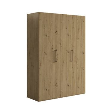 Armario 3 puertas batientes Genova de 135 cm ancho en madera