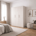 Armario 3 puertas Génova de diseño moderno y funcional en madera