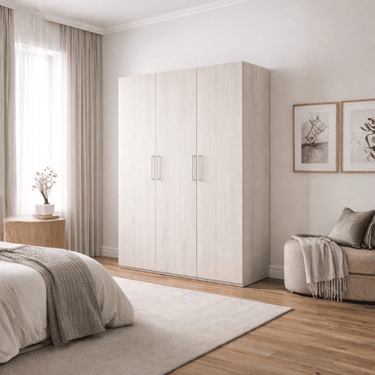 Armario 3 puertas Génova de diseño moderno y funcional en madera
