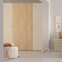Armario 4 puertas L'AQUILA alto 211 cm fabricado en España con estructura de melamina disponible en varios colores y tamaños