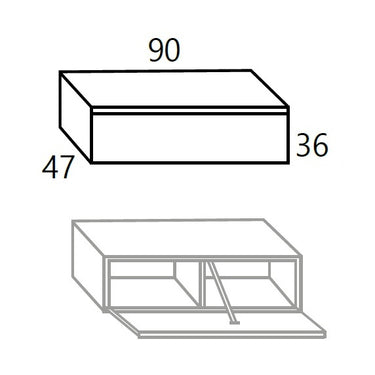 Composición Salón CATANIA 2 ambiente 10