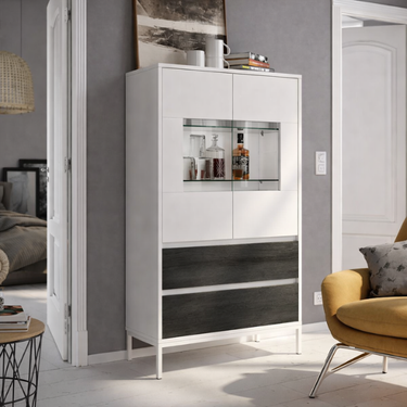 Vitrina dos puertas LECCE 135cm