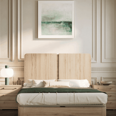 Cabecero cama Génova Cinque Terre panel liso colores disponibles
