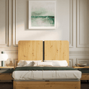Cabecero cama Génova Cinque Terre panel liso color artesán