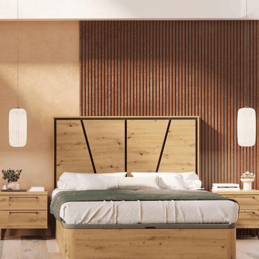 cabecero cama gé nova torriglia paneles geométricos colores personalizados